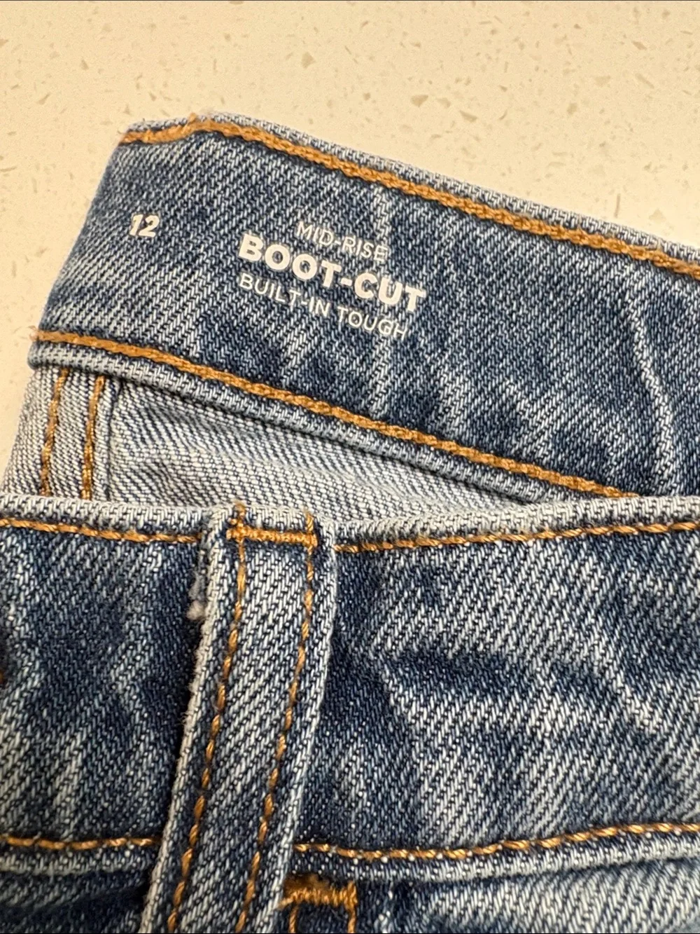 Old Navy Girls Mid-Rise Boot-cut Jeans Size 12